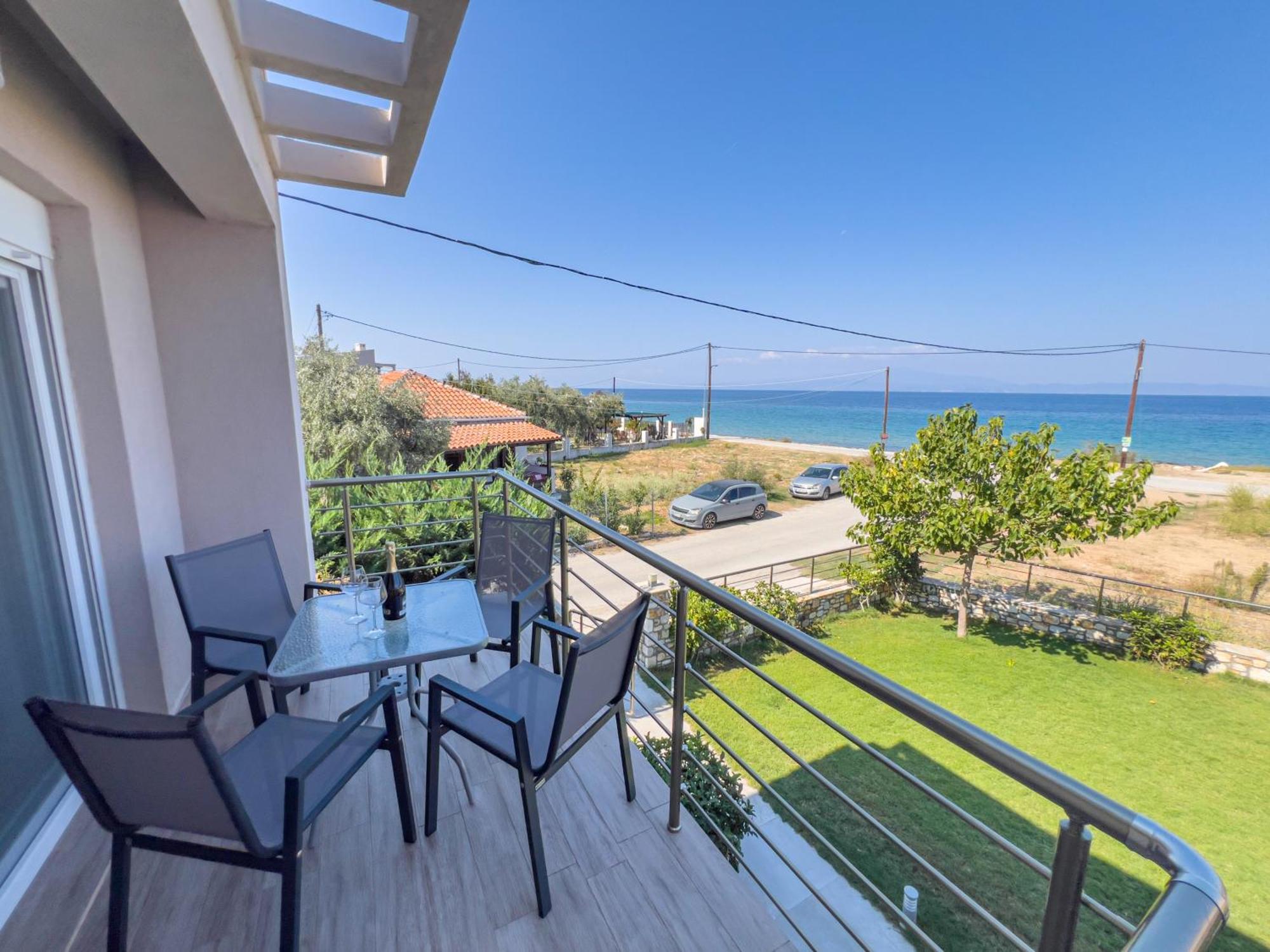 Yalos Beach Maisonettes Skala Sotiros Buitenkant foto