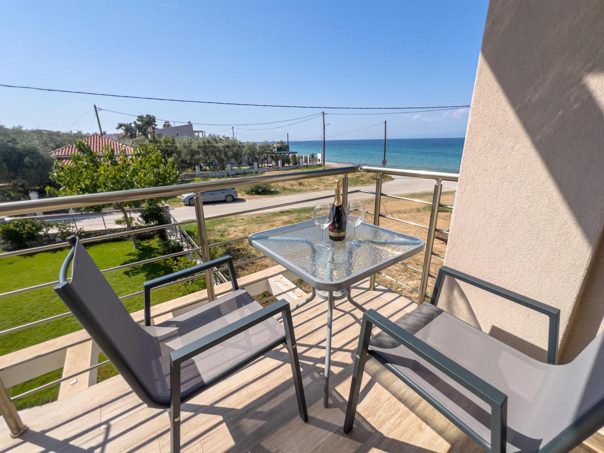 Yalos Beach Maisonettes Skala Sotiros Buitenkant foto