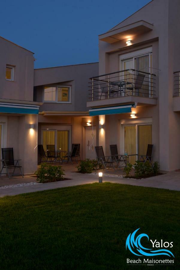 Yalos Beach Maisonettes Skala Sotiros Buitenkant foto