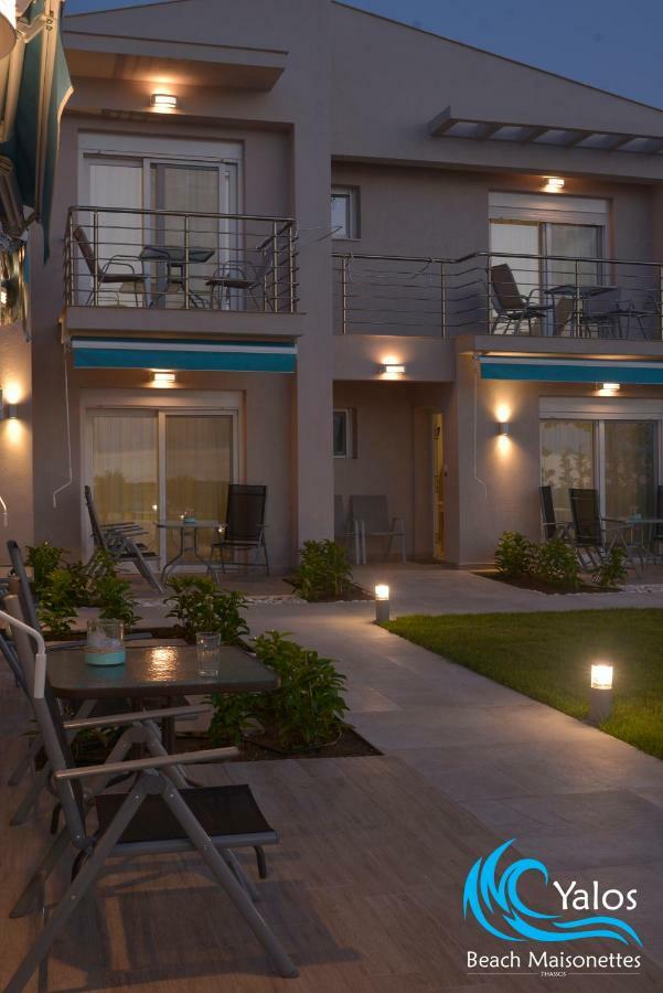 Yalos Beach Maisonettes Skala Sotiros Buitenkant foto